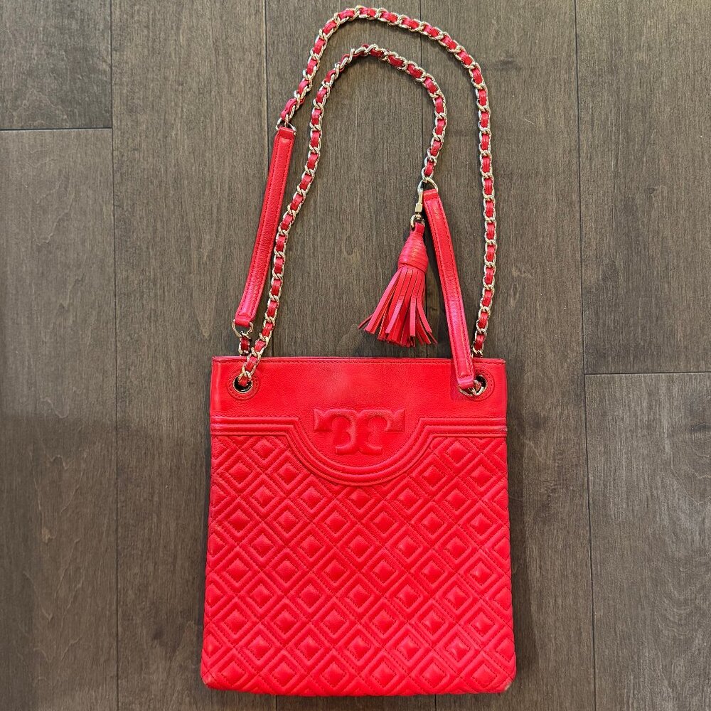 Red Tote Bag from Tory Burch
